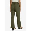 Jessica London Women's Plus Size Knit Crepe Bootcut Pant - 3 of 4