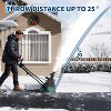TackView Corded Electric Snow Blower with Dual LED Lights, Brushless Motor 20" Width 180° Rotating Chute, 25ft Throwing Distance for Driveways - 3 of 4