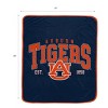 NCAA Auburn Tigers Vintage Arch Block Flannel Fleece Blanket - 3 of 3