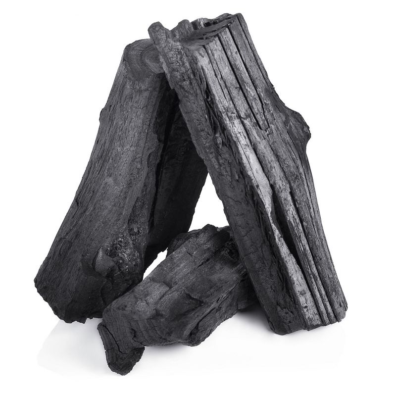 Campirano Premium All Natural Hardwood Bulk Black Lump Charcoal, Burns Longer and Hotter, Perfect for Smokers or Ceramic Grills, 40 Pound Bag (3 Pack), 5 of 6