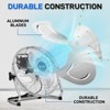Winado 12-inch 3-Speed 3183 CFM High Velocity Heavy Duty Metal Floor Fan with Handle - 4 of 4