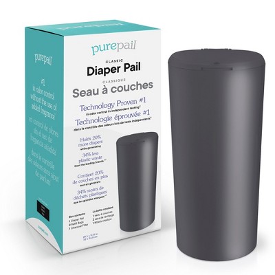 Image of PurePail Classic Diaper Pail, Black