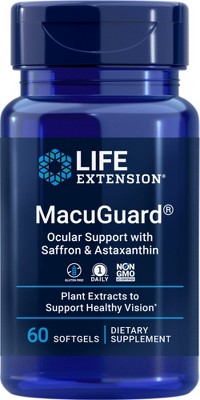 MacuGuard Ocular Support wIth Astaxanthin by Life Extension  -  60 Softgel