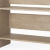 HomeRoots 76" Light Gray Solid Wood Distressed Solid Console Table With Shelf - 4 of 4