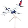 Saab 340B Commercial Aircraft White with Red and Blue Tail 1/200 Diecast Model Airplane by GeminiJets - 2 of 4
