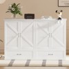 Mjkone Modern Queen Size Murphy Bed with USB ports & Mattress & Drawers - 3 of 4