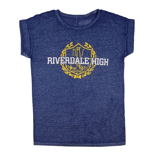 assistance chop pile Riverdale Juniors High School Logo Burnout T-shirt (small)blue : Target