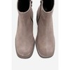 Junae - Taupe Suede Leather Block Heel Boot (Women) | Forever & Always Shoes - 3 of 4