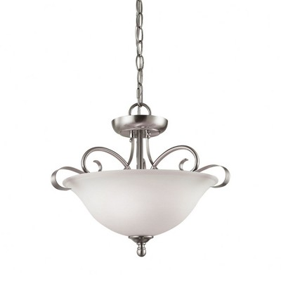 Thomas Lighting Brighton 2 - Light Flush Mount in  Brushed Nickel