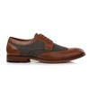 Ferro Aldo Mens Julian MFA19266A Wing-tip Plaid Spectator Derby Dress Shoes - 2 of 4