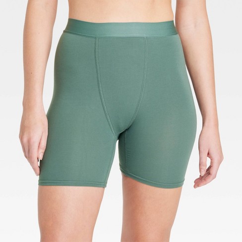 Combed cotton green belt briefs (sports underwear/brief briefs/girls  underwear/seamless/elastic/mid-waist) - Shop aurastro Women's Underwear -  Pinkoi