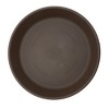 The HC Companies Classic Plastic 12" Round Plant Flower Pot Planter Deep Saucer Drip Tray for Indoor or Outdoor Settings, Fits 14" Pots, Chocolate - 2 of 2
