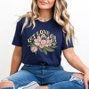 Simply Sage Market Women's Let Love Grow Flower Short Sleeve Graphic Tee - 2 of 4