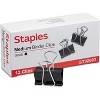 MyOfficeInnovations Medium Binder Clips Bulk PK Blk 1 1/4" Size with 5/8" Capacity 144/PK 395200 - 2 of 4
