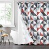 LunaLulinlk 14pc Fabric Shower Curtain Set, with Hooks and Liner - 4 of 4