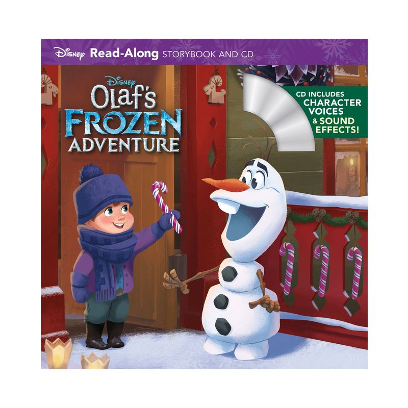 Olaf's Frozen Adventure - (Read-Along Storybook and CD) by  Disney Books (Mixed Media Product), 1 of 2