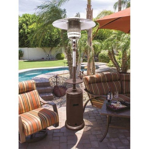 Hammered Resin Portable Patio Heater Golden Bronze Az Patio