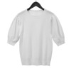 Coolmee Women's Puff Sleeve Sweater Tops Crewneck Basic Knit Pullover Casual Sweaters Blouse - 2 of 4