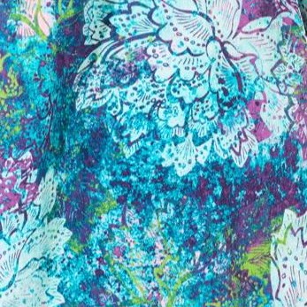 navy wax print