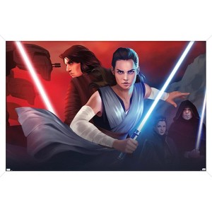 Trends International Star Wars: The Last Jedi By Salena Barnes Framed Wall Poster Prints - 1 of 4