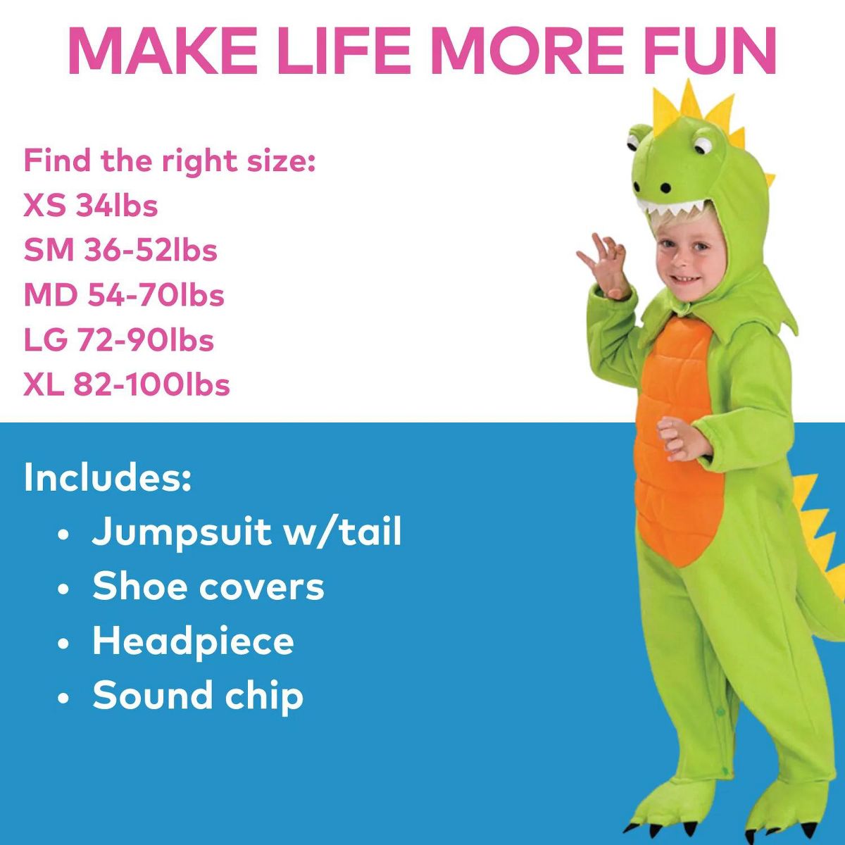 Rubie's Boys' Dinosaur Costume - thumbnail 3