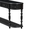 APRILSOUL 52''Modern and Contemporary Curved Console Table Sofa Table Entryway Table for Hallway Living Room - 3 of 4
