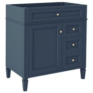 Dexmalle White 30'' Modern Bathroom Vanity Storage Cabinet with a Tip-out Drawer,without Top Sink - 1 of 4