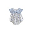 MyKids-USA Summer Hot Selling Baby Girls Sleeveless Crew Neck Rabbits Pattern Onesie - 3 of 4
