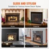 VEVOR Fireplace Screen Single Panel, Sturdy Iron Mesh Fireplace Screen, 35.6"(L) x28.4"(H) Spark Guard Cover, Simple Installation, Black - 4 of 4
