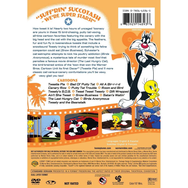 Looney Tunes Super Stars: Tweety &#38; Sylvester (DVD)(2010), 3 of 4