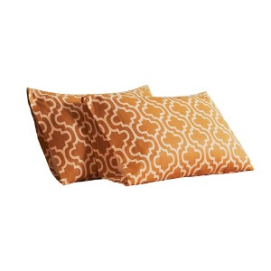 Brushed Cotton Flannel Smooth Heavyweight Soft Modern Contemporary 2 Piece Pillowcase Set by Blue Nile Mills - 1 of 4