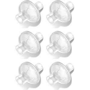 Nispira CPAP Inline Filter Viral for BiPAP CPAP Machines ResMed, Dreamstation Standard Tubing Outlet 22 mm Machine Outlet 25mm, 6 Packs - 1 of 4