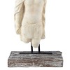 A&B Home Outdoor Decor Garden Angel Bust: Antique White, Magnesium Oxide, Indoor/Outdoor Use - 3 of 3