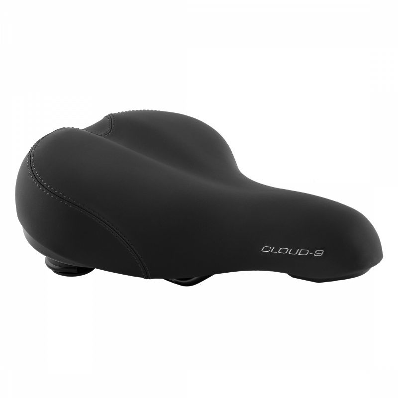 Cloud-9 Unisex Safety Bicycle Comfort Seat - Black Steel Rails Emerald Cover, 1 of 3