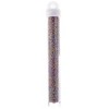 John Bead Miyuki Glass Seed Beads 11/0 (22gms), Iris/AB Purple Rainbow [DB0342] - 2 of 2