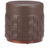 Ottoman 17.9"H Espresso – Faux Leather 100% Polyurethane Seat with MDF Frame, Modern Indoor Accent By Zuo Modern - 3 of 4