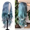 Jessie's Wig 28 Inch Wavy Wig Synthetic Wig Fish Blue 1 Pc/Pack - 4 of 4