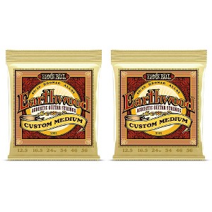 Ernie Ball 2005 Earthwood 80/20 Custom Medium Acoustic Strings 2-Pack - 1 of 3