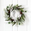 Nearly Natural 24” Christmas Joy Greenery Holiday Artificial Wreath - 2 of 4