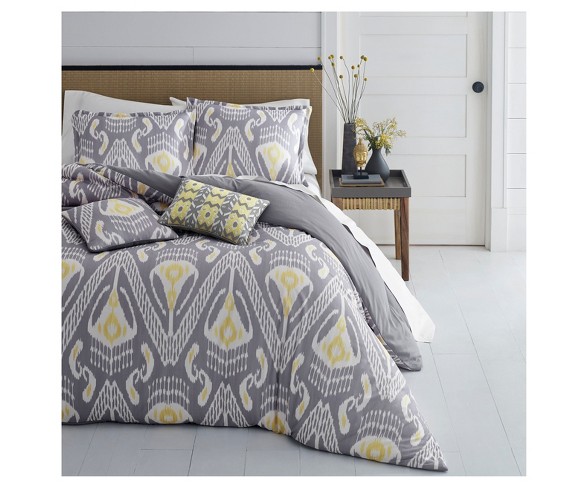 Gray Global Ikat Bedding Collection - Azalea Skye