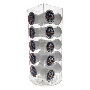 OnDisplay Luxe Acrylic Coffee Pod Carousel Holder - Holds 20 Capsules - Compatible with Keurig® K-Cups - 1 of 4