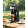 COZONY Single-Serve Coffee Maker, Compact Pod Brewer for Ground Coffee & Tea, Hot/Iced, 18.6oz Tank, Adjustable Tray - 2 of 4
