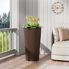 INFURNIC Planters, Outdoor Flower Pot, Tall Planters with Drainage Hole, for gardens, patios, or indoor spaces - 4 of 4