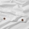Artisan Wash Boho 100% Cotton Crisp Percale Duvet Cover Set by Blue Nile Mills - 3 of 4