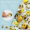 Wrapables Waterproof Vinyl Stickers for Water Bottles, Laptop, Phones, Skateboards, Decals for Teens, 110pcs, Bumblebees - 2 of 4