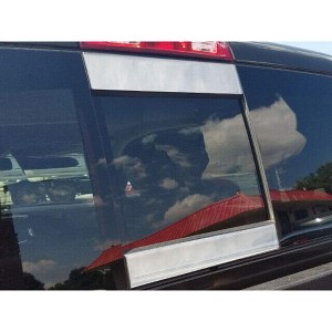 QAA is Compatible with 2009-2018 RAM Trucks RAM 2 Piece Stainless Sliding Rear Window Trim Accents RW49935 - 1 of 4