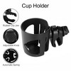 Stroller Cup Holder, Universal Cup Holder, 360° Rotatable Large Caliber Designed Bottle Cag - 3 of 4