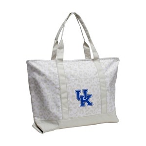 NCAA Kentucky Wildcats Leopard Pattern Tote: Lightweight Polyester Handbag - 1 of 1