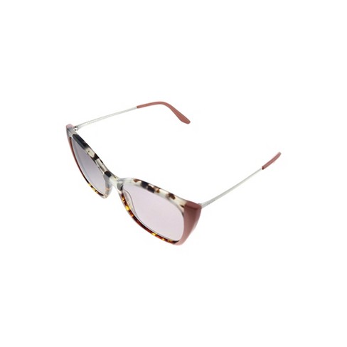 Prada Pr 12xs 05b09a Womens Cat-eye Sunglasses Grey Havana/pink 54mm :  Target