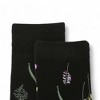 Alilang Women's 3-Pack Patterned Crew Socks with Vintage Embroidered Floral and Abstract Prints - 3 of 4